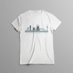 Skyline von Köln auf T-Shirt